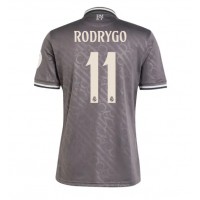 Camisa de Futebol Real Madrid Rodrygo Goes #11 Equipamento Alternativo 2024-25 Manga Curta